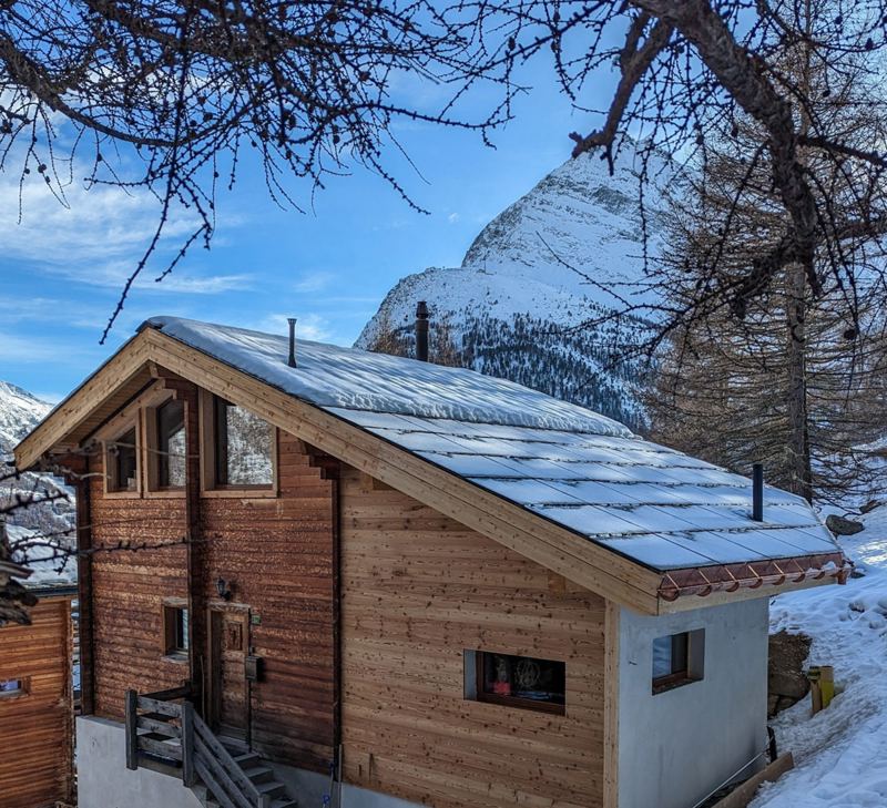 Das Chalet Adler in Saas-Fee in der Schweiz für 8 Personen