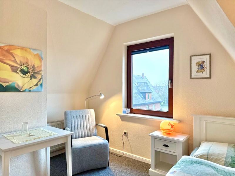 Willkommen in Ihrem Einzelzimmer in der Pension Stick in Wenningstedt