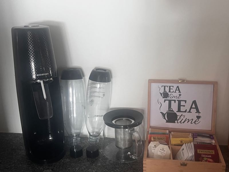 Sodastream und Teeauswahl