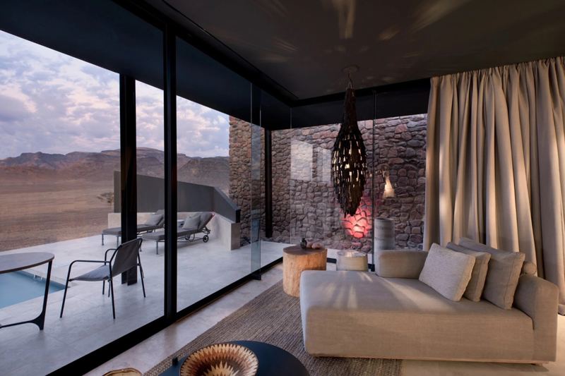 Lodge Sossusvlei Desert Lodge in Namib- Wüste