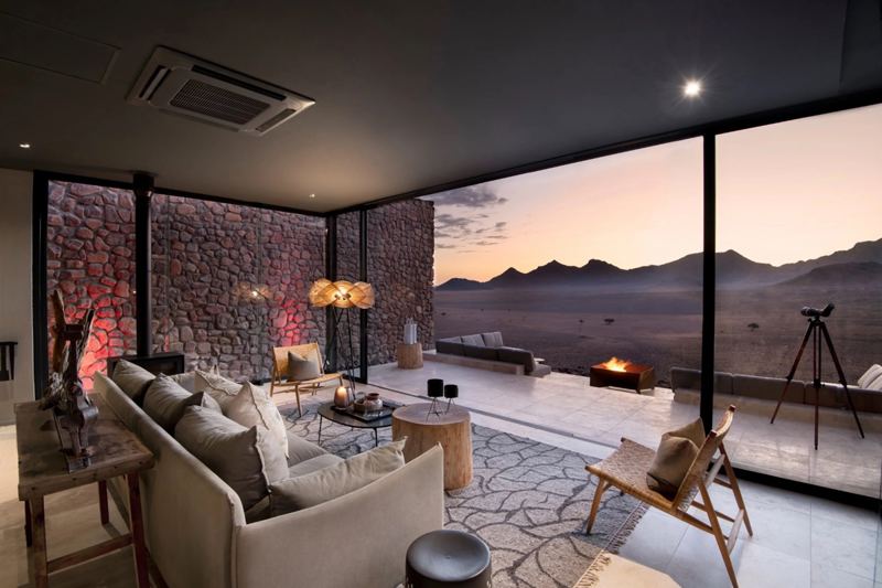 Lodge Sossusvlei Desert Lodge in Namib- Wüste
