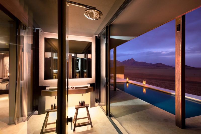 Lodge Sossusvlei Desert Lodge in Namib- Wüste