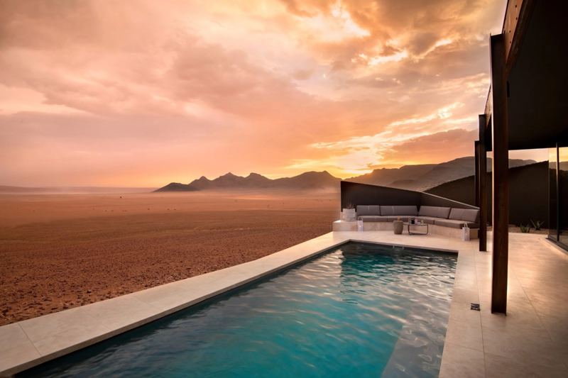 Lodge Sossusvlei Desert Lodge in Namib- Wüste