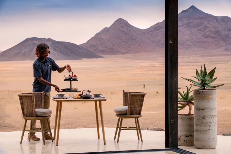 Lodge Sossusvlei Desert Lodge in Namib- Wüste