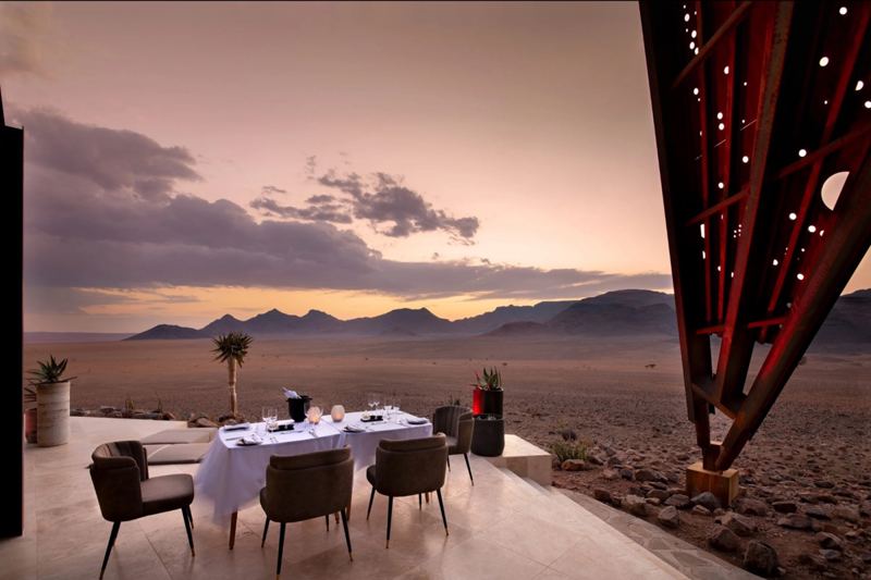 Lodge Sossusvlei Desert Lodge in Namib- Wüste
