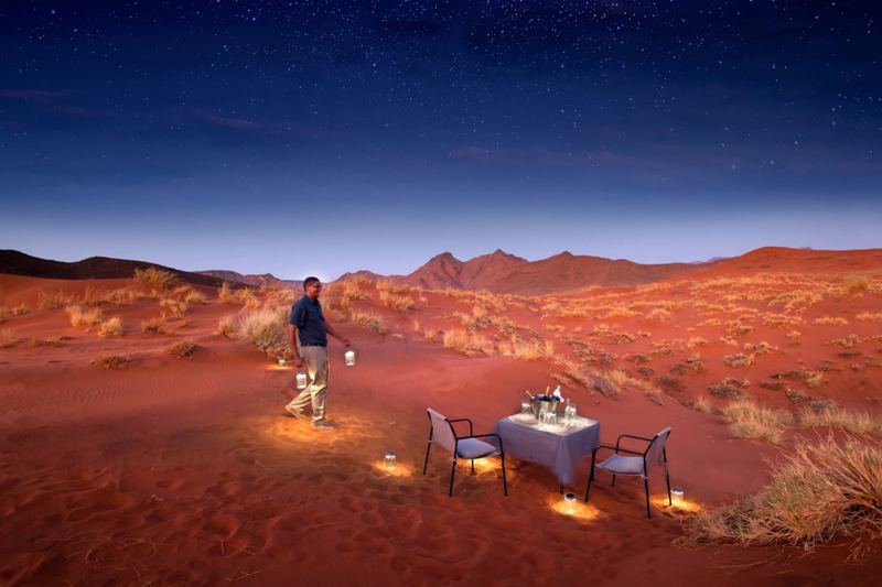Lodge Sossusvlei Desert Lodge in Namib- Wüste
