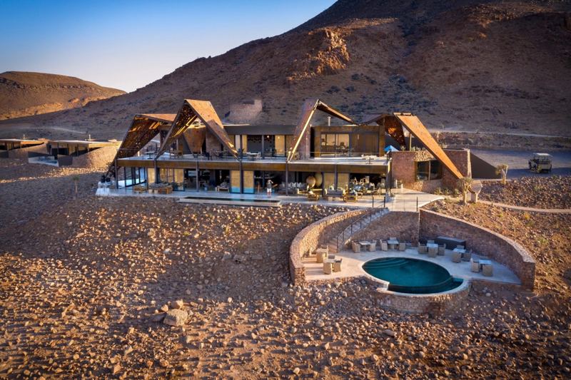 Lodge Sossusvlei Desert Lodge in Namib- Wüste