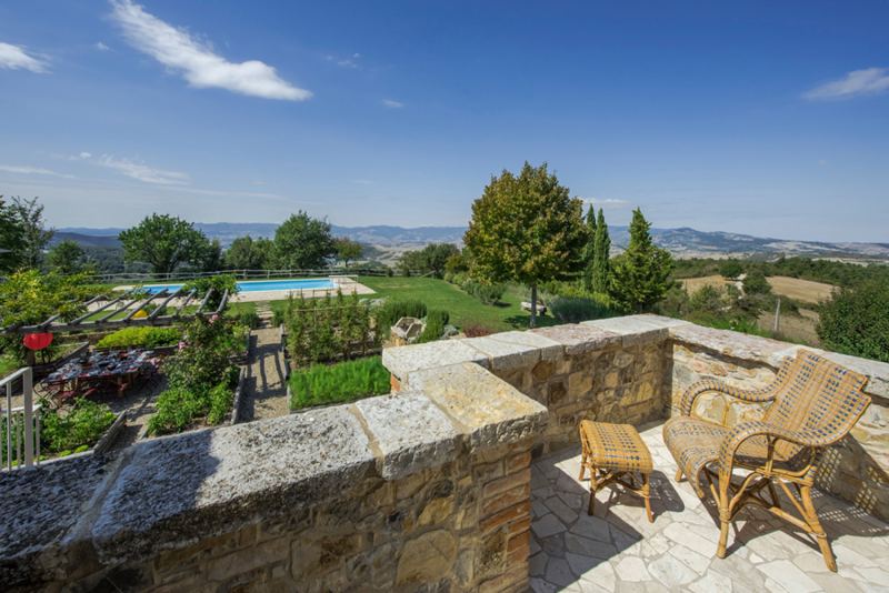 Villa Poderosa in Val d'Orcia