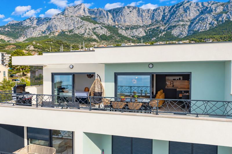 Das in 2026 neu erbaute Penthouse in Makarska für 6 Personen
