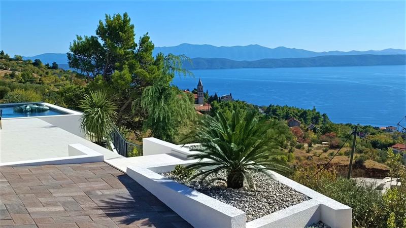 Villa SkyBlue mit Pool in Podgora