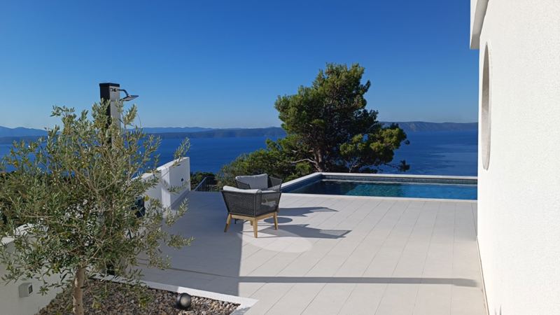 Villa SkyBlue mit Pool in Podgora