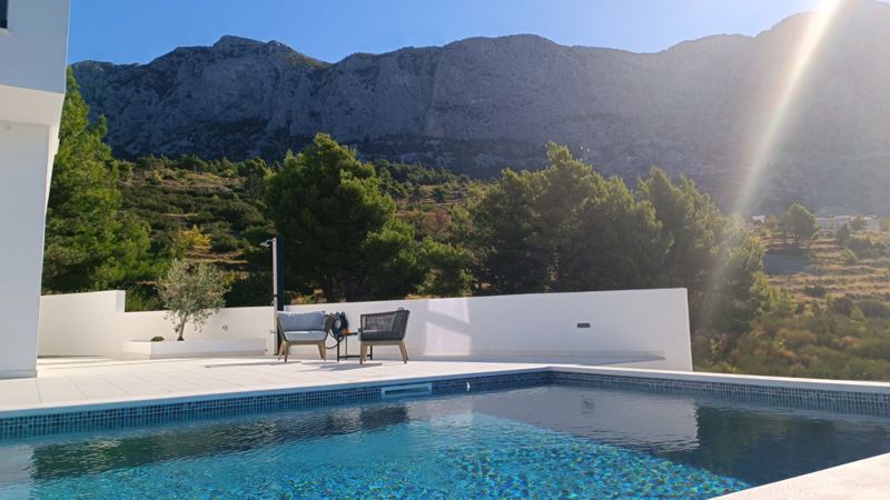 Villa SkyBlue mit Pool in Podgora