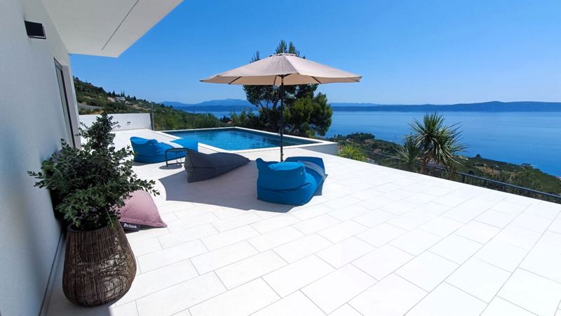 Villa SkyBlue mit Pool in Podgora