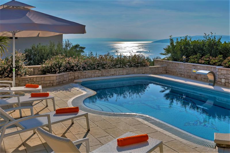 Meerblick vom Pool