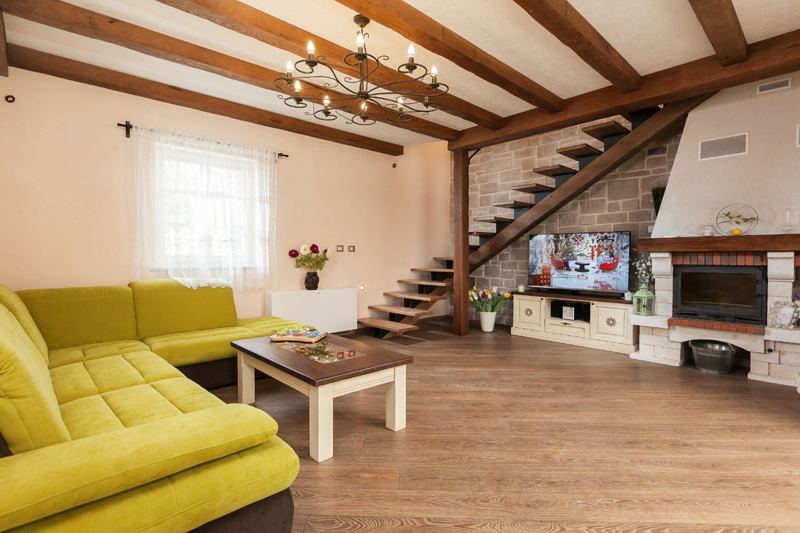 Wohnzimmer im Erdgeschoß