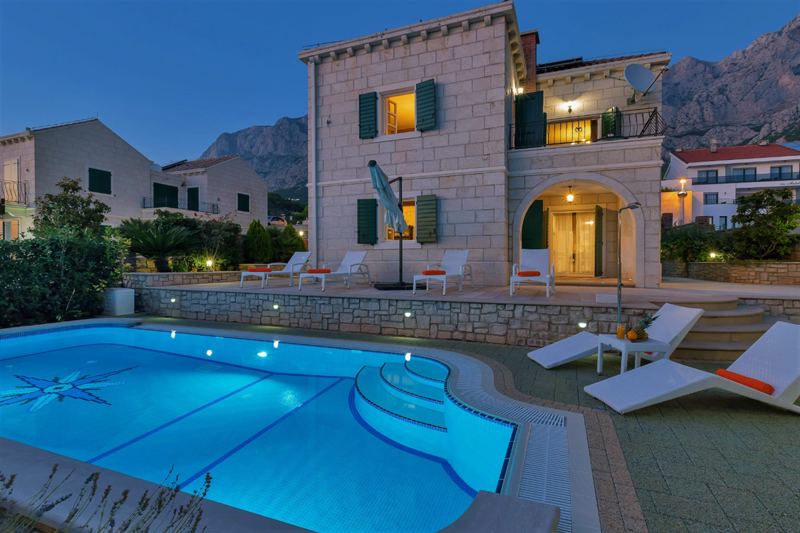 Villa Goran mit Pool in Makarska