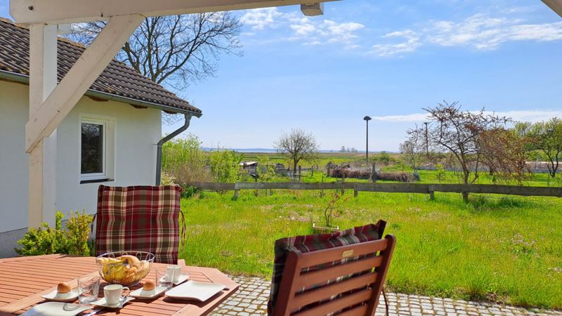 Möblierte Terrasse