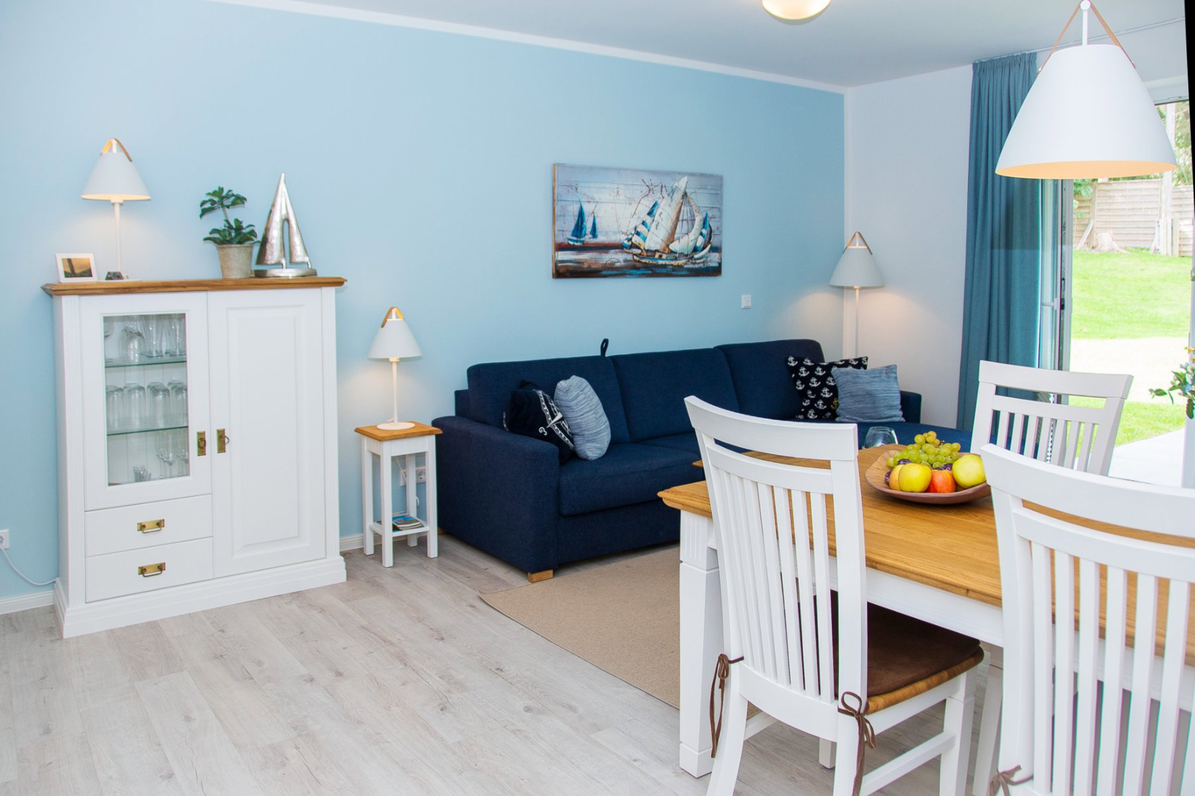 Ferienwohnung Cottage im Gutspark, Perlie - Komfort trifft maritimes Flair