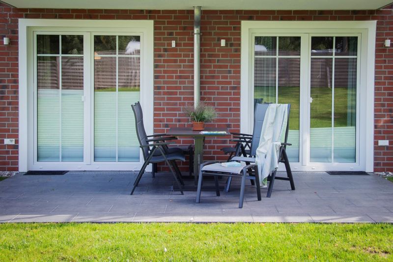 Möblierte Terrasse