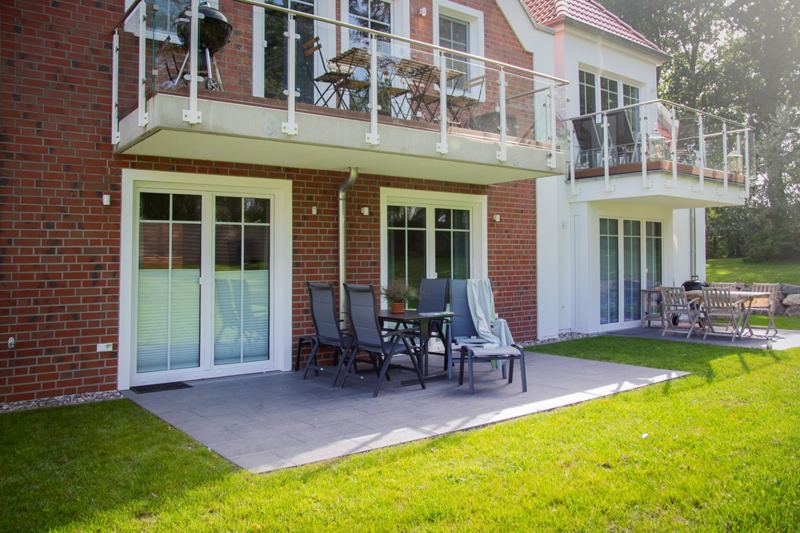 Möblierte Terrasse