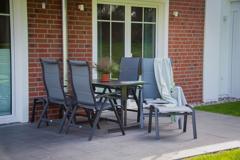Möblierte Terrasse