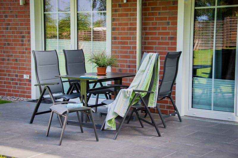 Möblierte Terrasse