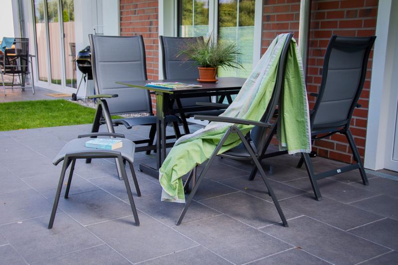 Möblierte Terrasse