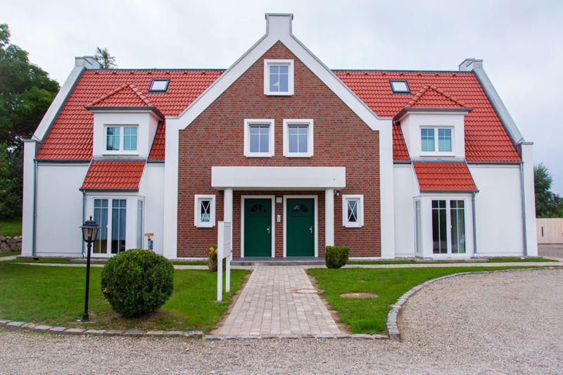 Vorderansicht des Hauses