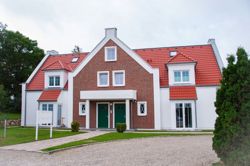 Vorderansicht des Hauses