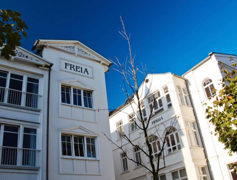Die Villa Freia mit unserer Ferienwohnung Morgenräte in Binz