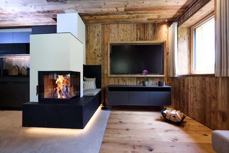Wohnbereich mit Flatscreen