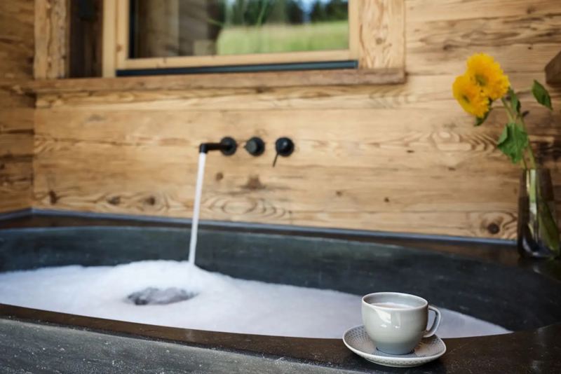 Outdoor- Badewanne