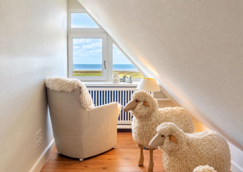 Ein Logenlatz mit Meerblick zum Lesen oder Abschalten