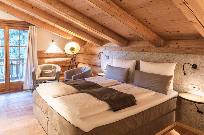 Chalet Beim Waicher Chalets & Suiten Chalet Naturstammhaus in Ruhpolding