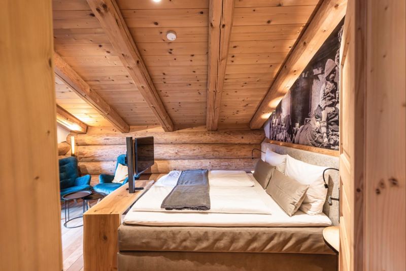 Chalet Beim Waicher Chalets & Suiten Chalet Naturstammhaus in Ruhpolding