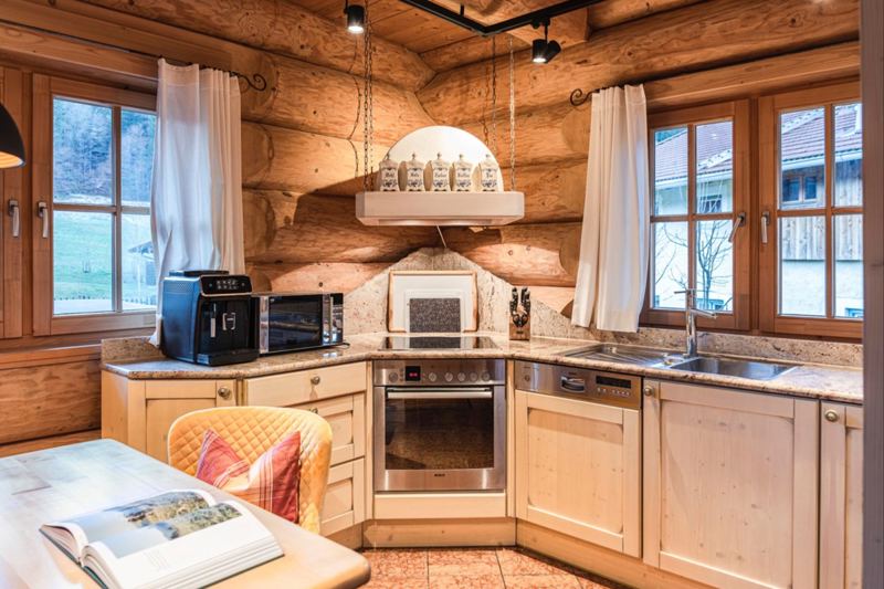 Chalet Beim Waicher Chalets & Suiten Chalet Naturstammhaus in Ruhpolding