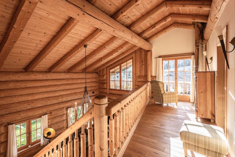 Chalet Beim Waicher Chalets & Suiten Chalet Naturstammhaus in Ruhpolding