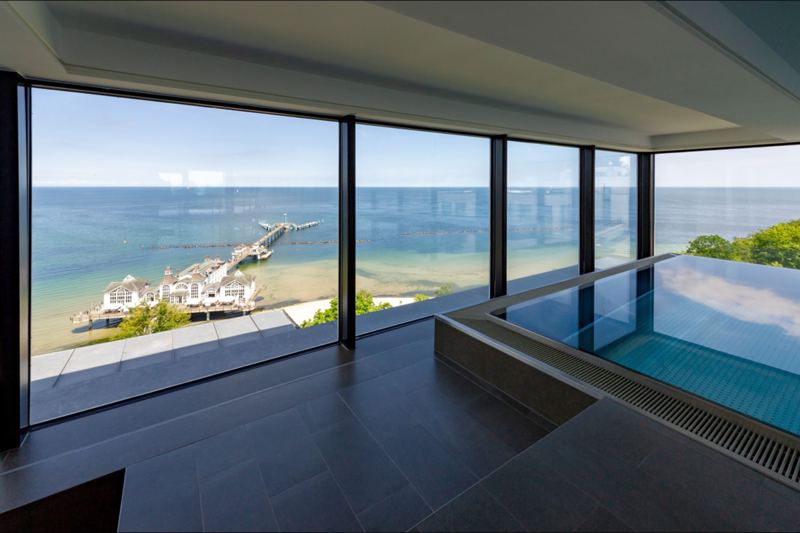 Penthouse Meerblick in Sellin