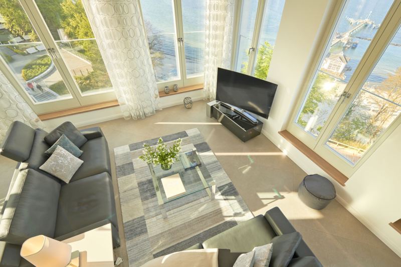 Penthouse Meerblick in Sellin