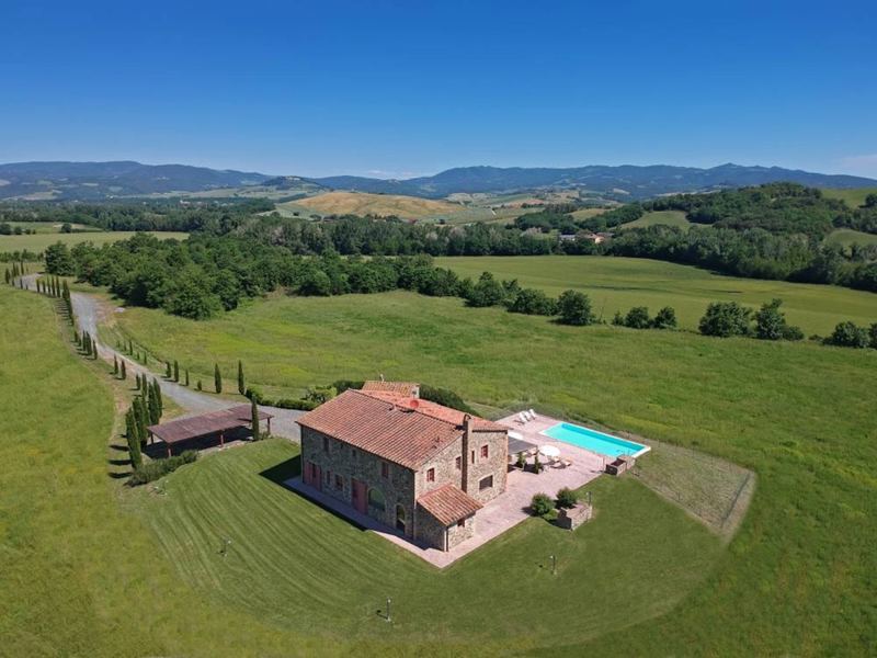 Die Villa Gherardesca in Guardistallo in der Toskana