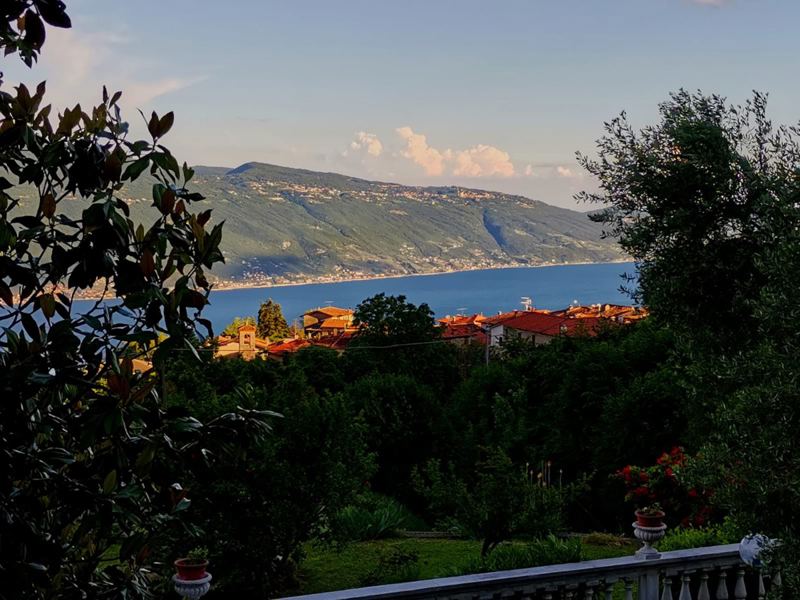 Casa Maja Tignale Gardasee Abendstimmung