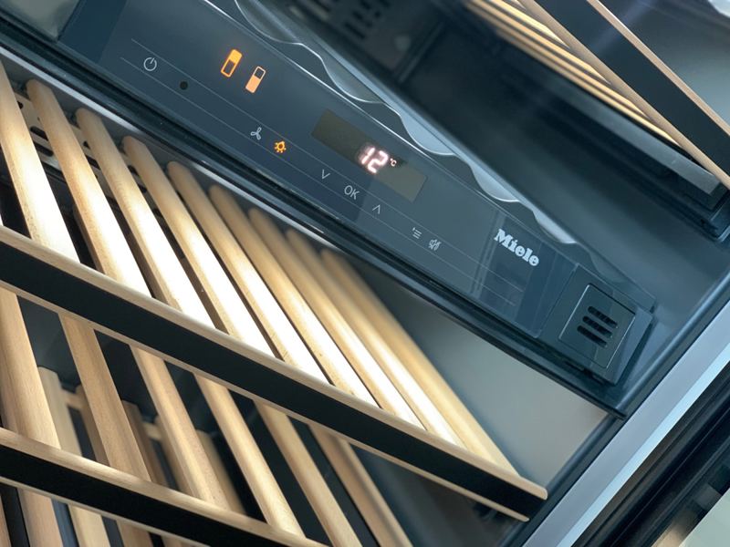 Perfekt für wohltemperierte Weine: der Miele Weinkühlschrank