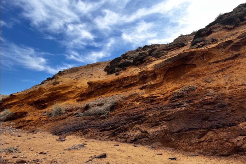 Geologisch europaweit einzigartig: das Morsum- Kliff