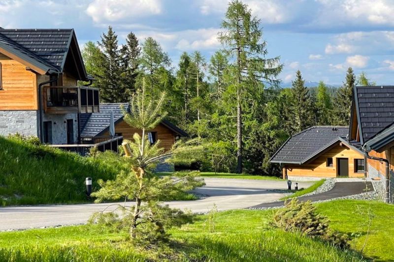 Das Tomtegl Bergchalet Resort auf der Hochrindl/ Kärnten