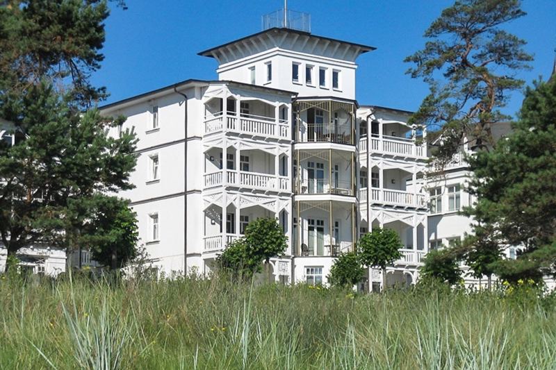 Die historische Villa Seestern in Binz
