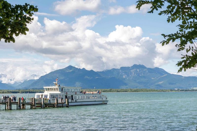Ferienwohnung Beim Paulfischer direkt am Chiemsee - Ofenbankerl