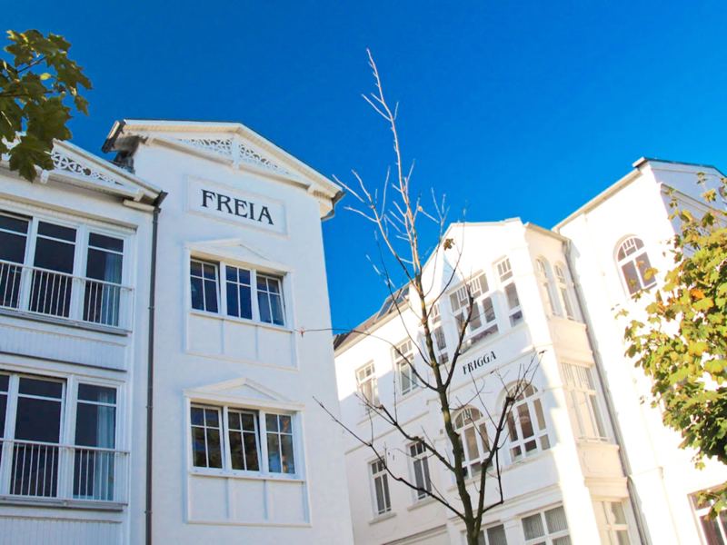 Die Villa Freia mit unserer Ferienwohnung Meereszauber in Binz