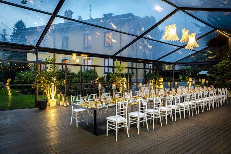 Perfekt für Familien- oder Hochzeitsfeiern für bis zu 200 Gäste
