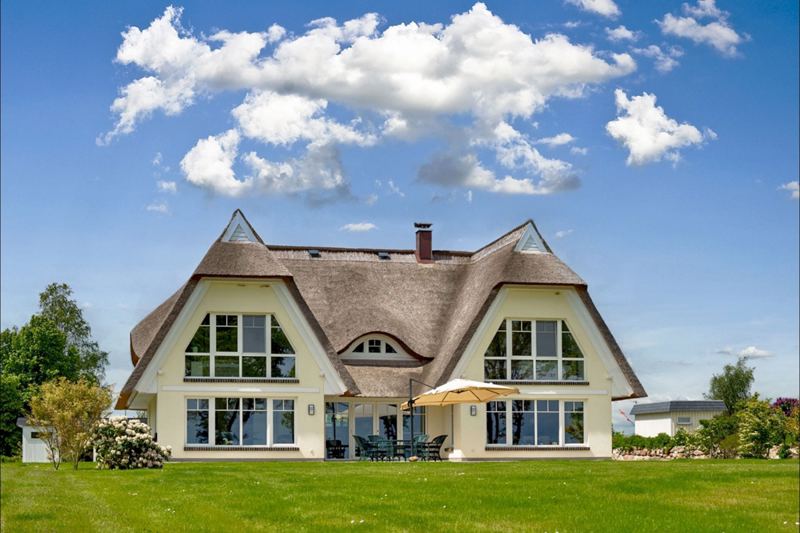 Villa Strandhus in Lobbe
