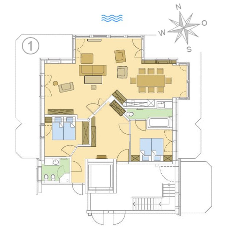 Ferienwohnung Stranddomizil 1 in Kühlungsborn